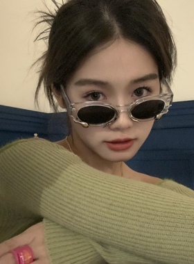 设计感小众凹造型y2k千禧太阳镜