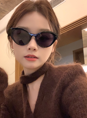 欧美猫眼墨镜防紫外线方圆脸显瘦