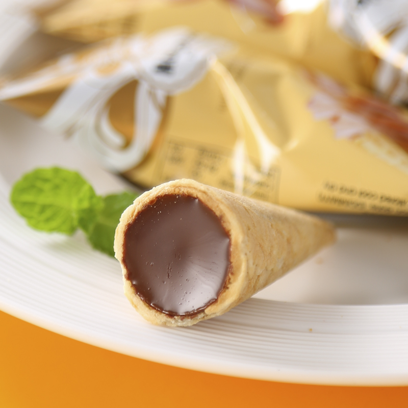 英国风味Highgen-Dass哈根达巧克力蛋甜筒冰淇淋蛋卷零食300克 - 图3