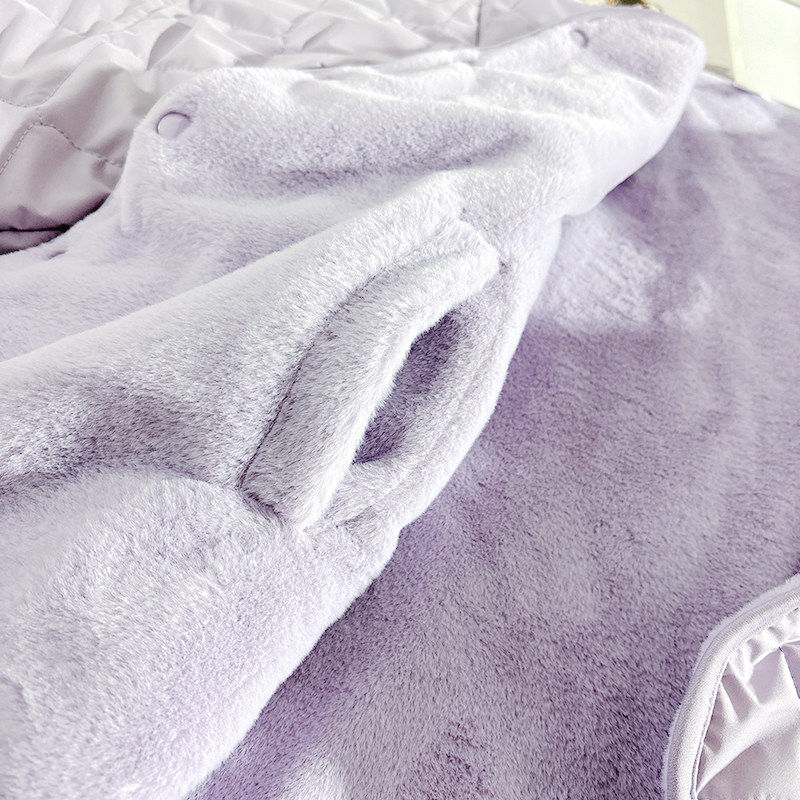 紫色内搭神器冬季加绒加厚棉衣女内胆保暖小棉袄双面穿棉服外套,淘宝优惠券,粉丝福利购,淘宝优惠卷