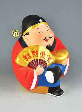 天津礼物摆件天津泥人张红泥坊