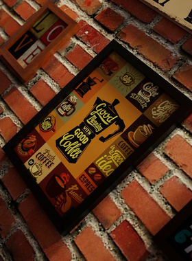 复古工业风照片墙画框套装