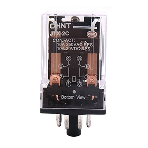 正泰小型2C中间电磁继电器11脚大功率JTX-3C交流AC220V直流DC24V - 图3