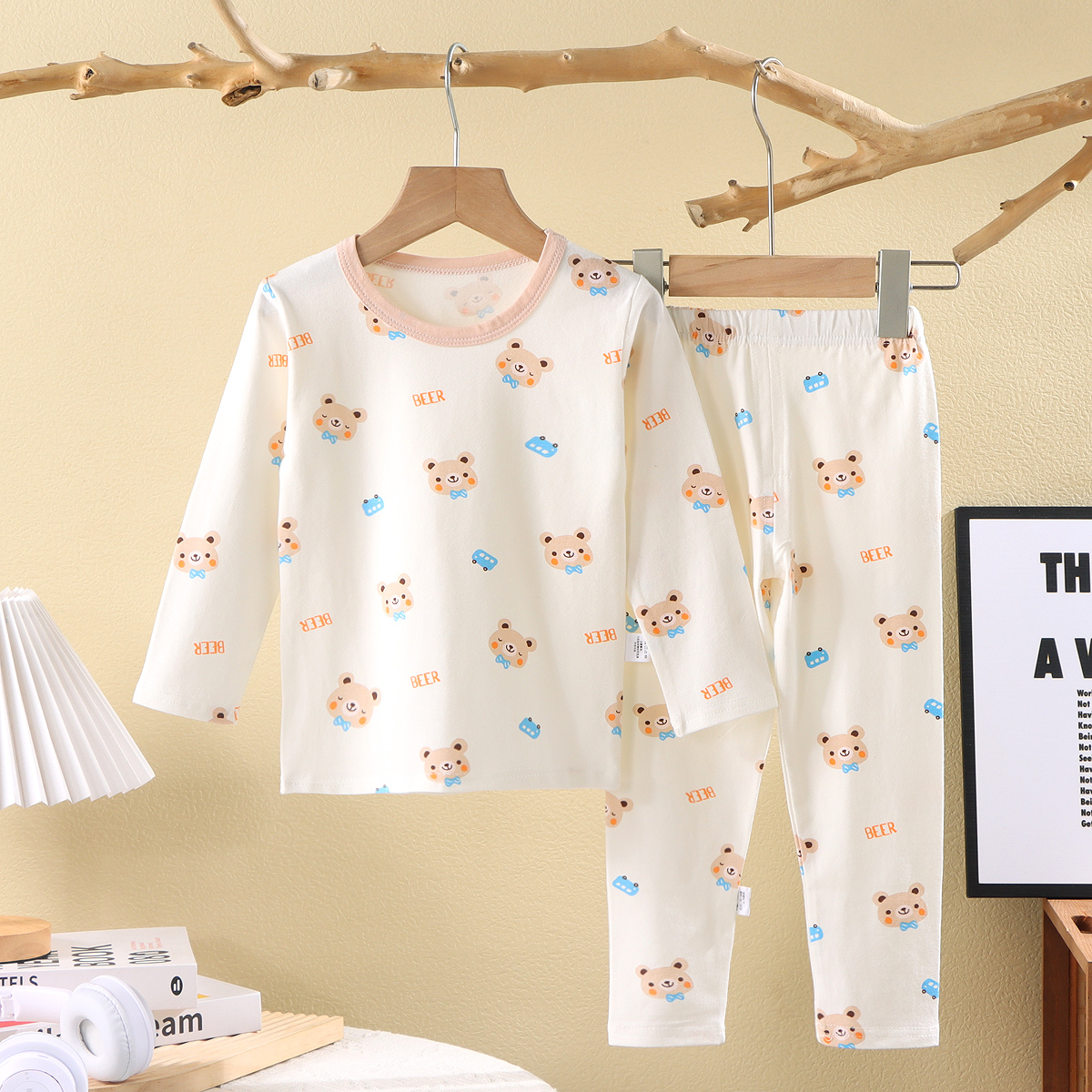 宝宝秋衣秋裤套装大童打底内衣家居服莱卡棉男童女孩纯棉睡衣秋冬,淘宝优惠券,粉丝福利购,淘宝优惠卷