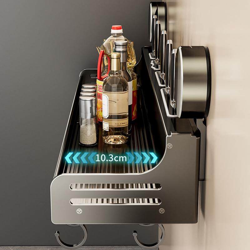 免打孔吸盘厨房置物架壁挂式多功能筷子刀架家用调料用品收纳挂架,淘宝优惠券,粉丝福利购,淘宝优惠卷