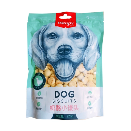 Непослушные скуски для собак Wanpy Biscuits 400G щенки в собачьи чистые зубы Чистые и ароматные, собачьи закуски измельчают зубы