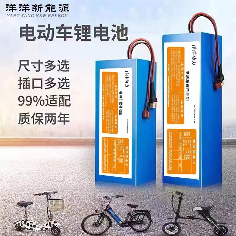 36v48v电动车锂电池48v12AH36V滑板车代驾动力电池48v20ah锂电池 - 图0