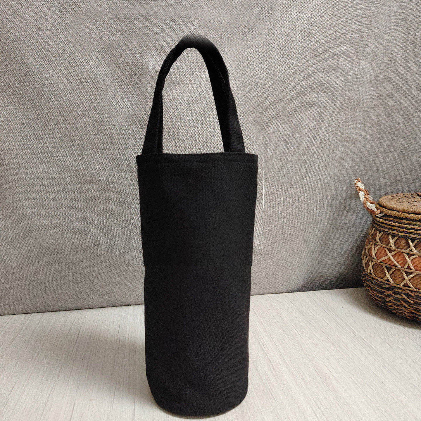 纯色帆布手拎水杯袋子焖烧壶套收纳雨伞保温杯手提可携式水壶袋,淘宝优惠券,粉丝福利购,淘宝优惠卷