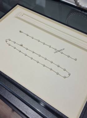 流素losu-不易褪色，进口14k注金满天星天然珍珠项链手链