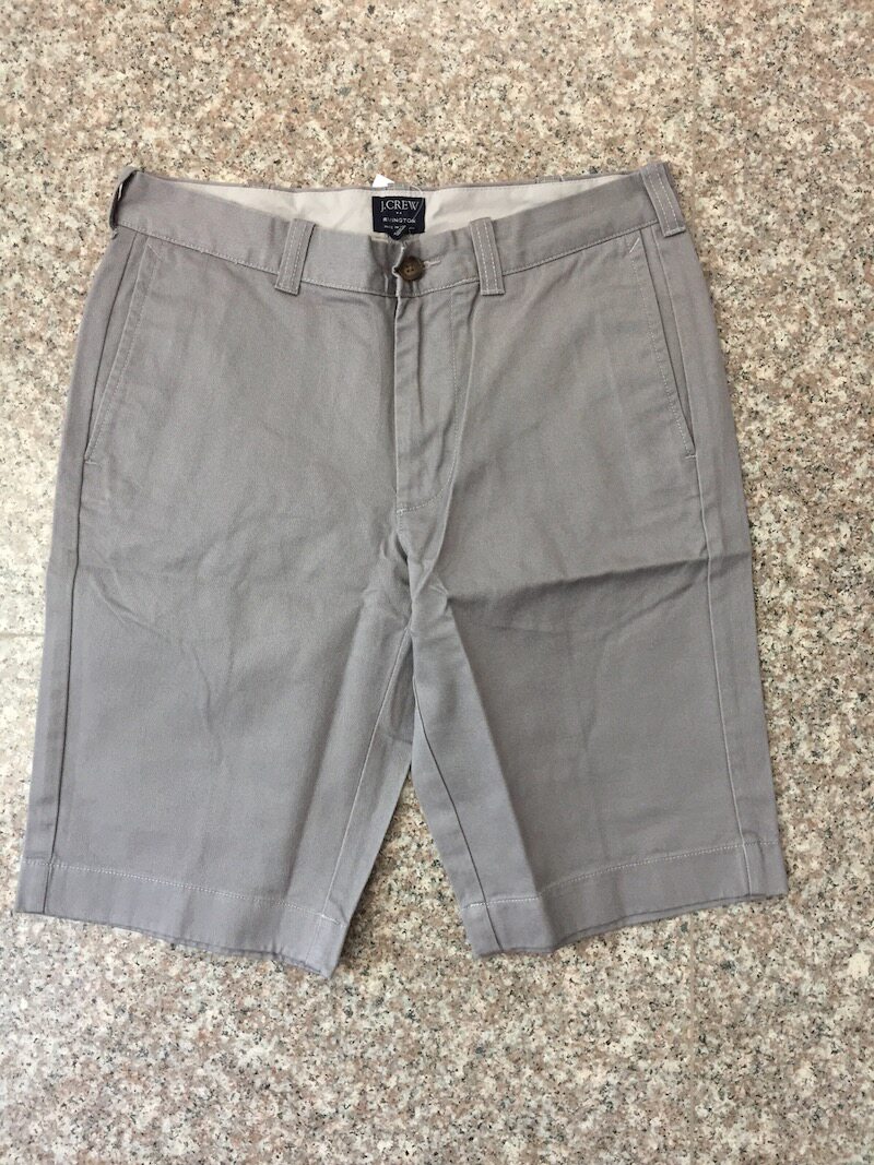 现货美国购入J.CREW男纯棉休闲短裤直筒版型H5017