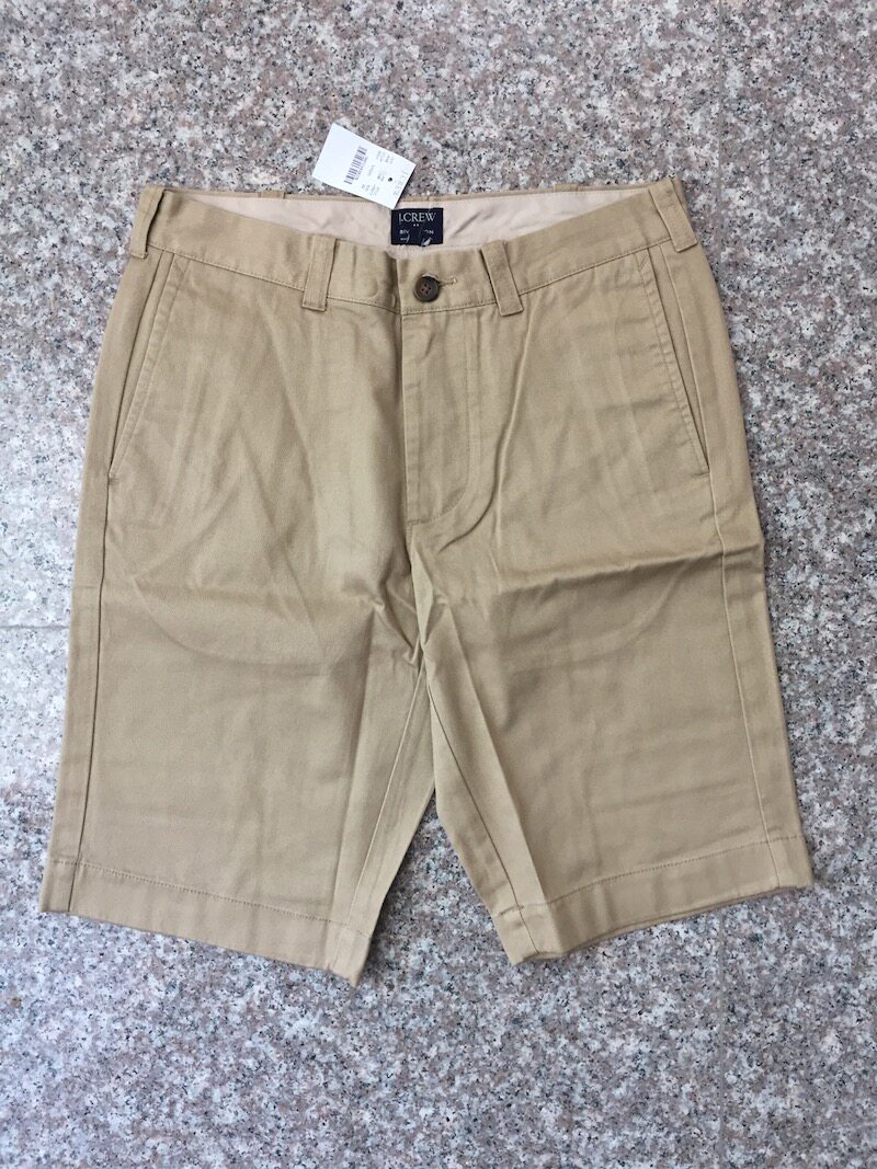 现货美国购入J.CREW男纯棉休闲短裤直筒版型H5017