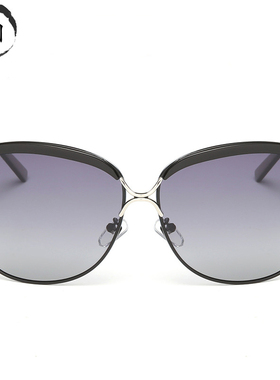 新款时尚女士偏光太阳镜渐变太阳镜女款大框墨镜潮女太阳镜