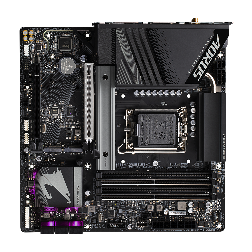 Gigabyte/技嘉 Z790M AORUS ELITE AX DDR5小雕 LGA1700新品主板-图3