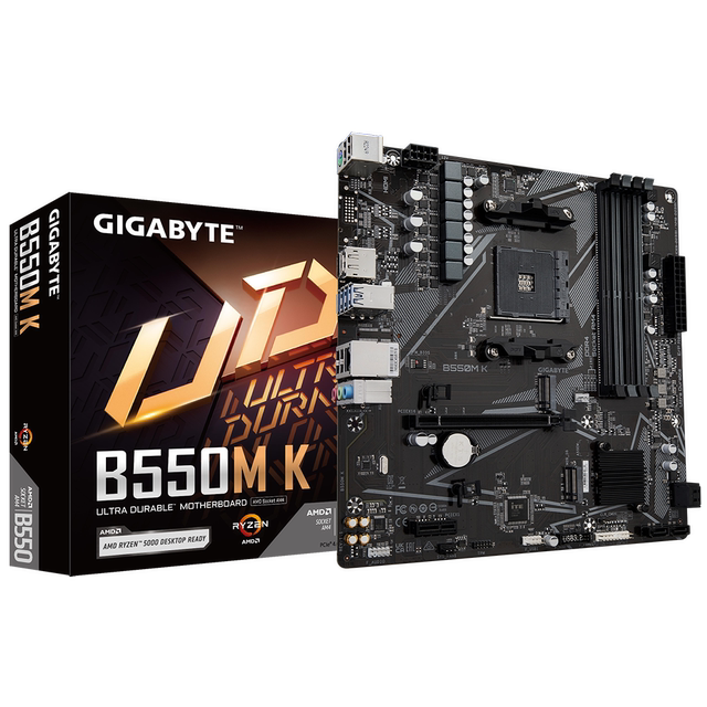 Gigabyte B550M K\DS3H R2 motherboard supports 5600G 5700 5800AMD CPU
