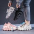 Couple models flying woven coconut shoes women's 2022 spring and summer dad breathable thin octopus volcano socks shoes men and women shoes
