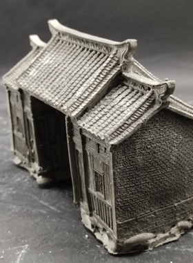 手工玄关模型水泥古代