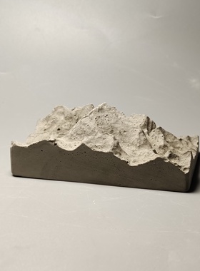 珠穆朗玛峰山峰ins风格车载扩香石香熏水族鱼缸造景微景观配件