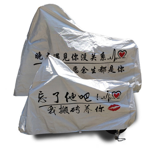 森虎摩托车车罩踏板电动车电瓶车衣防雨防尘罩加厚防水防晒罩 - 图0