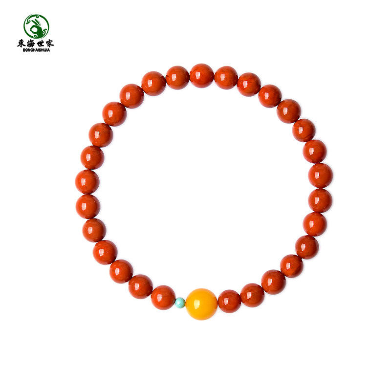 南红手串满肉火焰纹东海水晶玉髓玉石蜜蜡绿松石散珠子红玛瑙手链,淘宝优惠券,粉丝福利购,淘宝优惠卷