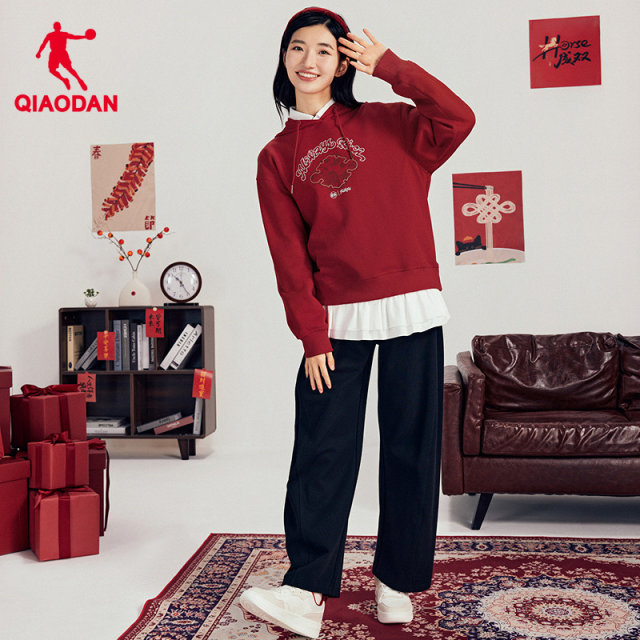 Jordan ຈະອຸດົມສົມບູນໃນໄວໆນີ້, sweatshirt ສີແດງສໍາລັບແມ່ຍິງ