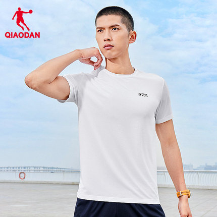 乔丹运动速干短袖T恤衫男士夏季新款跑步吸湿排汗透气凉感男上衣