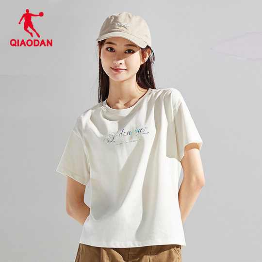 Jordan Kurzarm-T-Shirt Damen Rundhals lässig atmungsaktiv