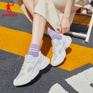 乔丹休闲鞋女运动鞋2026夏季新款白色网面透气老爹鞋轻便薄款男鞋