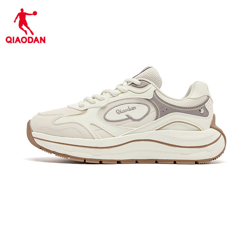 摇光乔丹革面防水增高休闲鞋女2025冬季新款潮流缓震运动鞋女鞋子