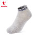 Jordan Socks ຖົງຕີນສັ້ນຜູ້ຊາຍ breathable ເຫື່ອ-ດູດຊຶມ Socks ທຸກລະດູການ ຖົງຕີນນ້ໍາຫນັກເບົາຜູ້ຊາຍ ຖົງຕີນເຮືອ ກໍານົດສາມຄູ່