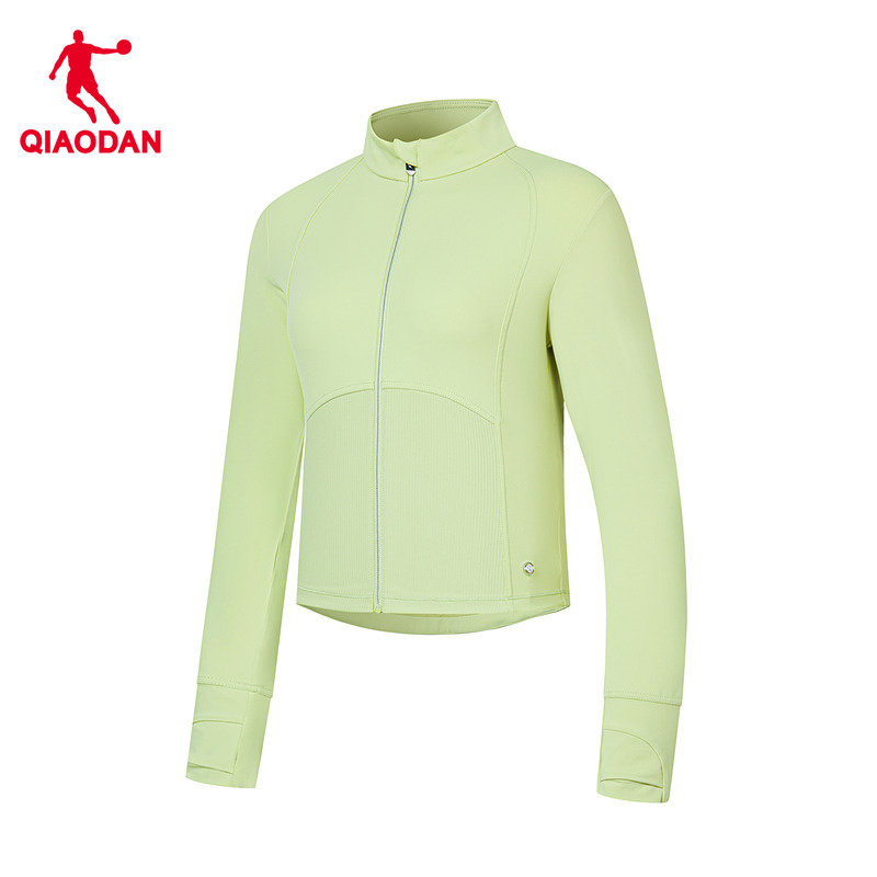 乔丹针织开衫女士2026春季新款商场同款修身透气冰感吸湿速干外套,淘宝优惠券,粉丝福利购,淘宝优惠卷