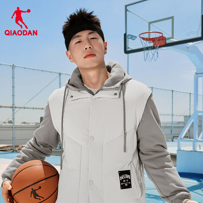 乔丹抗静电外套男士2025冬季新款商场同款轻薄时尚连帽百搭上衣,淘宝优惠券,粉丝福利购,淘宝优惠卷