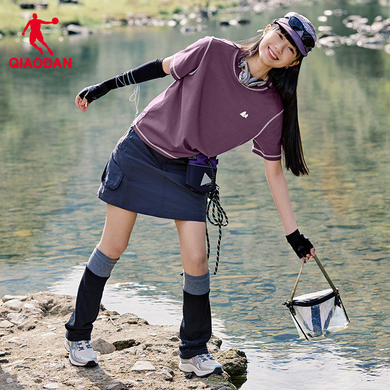 乔丹速干短袖t恤女士2026春季新款商场同款户外透气百搭时尚上衣,淘宝优惠券,粉丝福利购,淘宝优惠卷