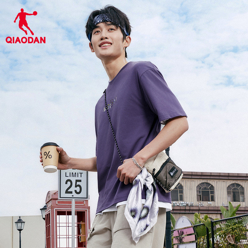 乔丹短袖t恤男士2026春季新款商场同款凉感休闲字母图案透气上衣,淘宝优惠券,粉丝福利购,淘宝优惠卷