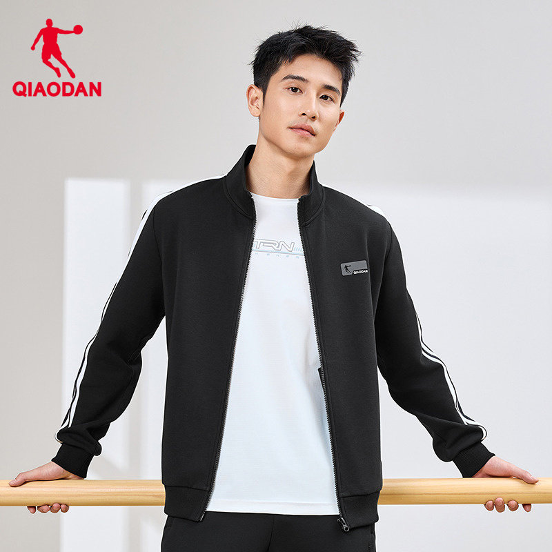 乔丹抗菌外套男士2025冬季新款商场同款舒适亲肤针织开衫百搭上衣 - 图2