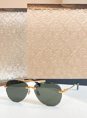 金属椭圆时尚男女遮阳墨镜飞行员