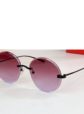 时尚圆形大框遮阳墨镜复古风男女
