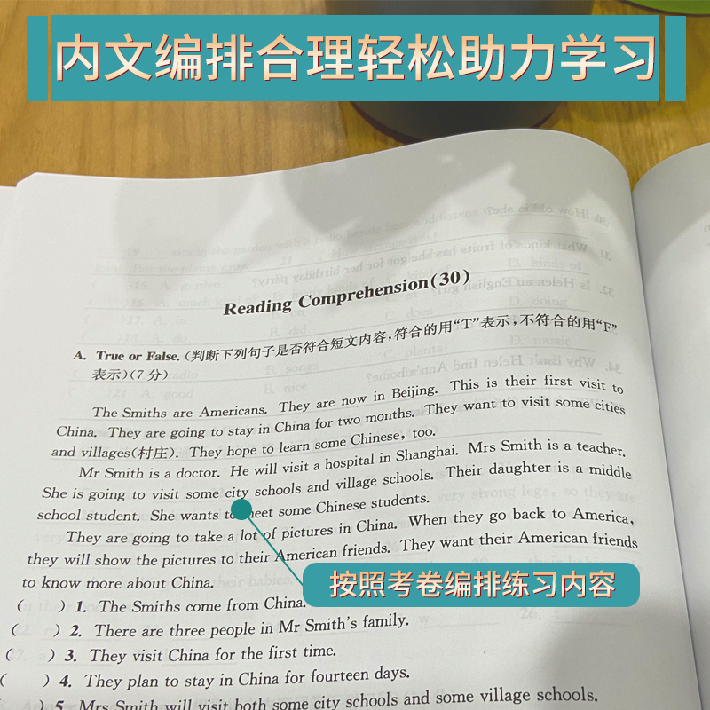 六年级英语阅读理解与完形填空加油站小升初七年级八年级英语练习题上海科学技术文献出版社九年级中考英语完型填空专项训练书 - 图1