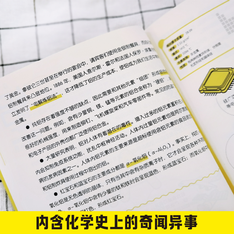 画懂科学118化学元素中学化学特级教师王雅莉老师科普书赠化学元素周期表防水版推荐10-15岁青少年阅读课外书 华东理工大学出版社 - 图3