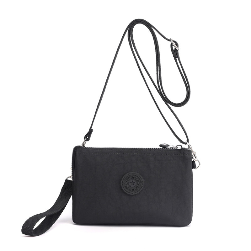 韩国帆布手机零钱包女手拿斜挎包 女孩天堂女士包袋