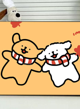 新款线条小狗数字油画diy填充