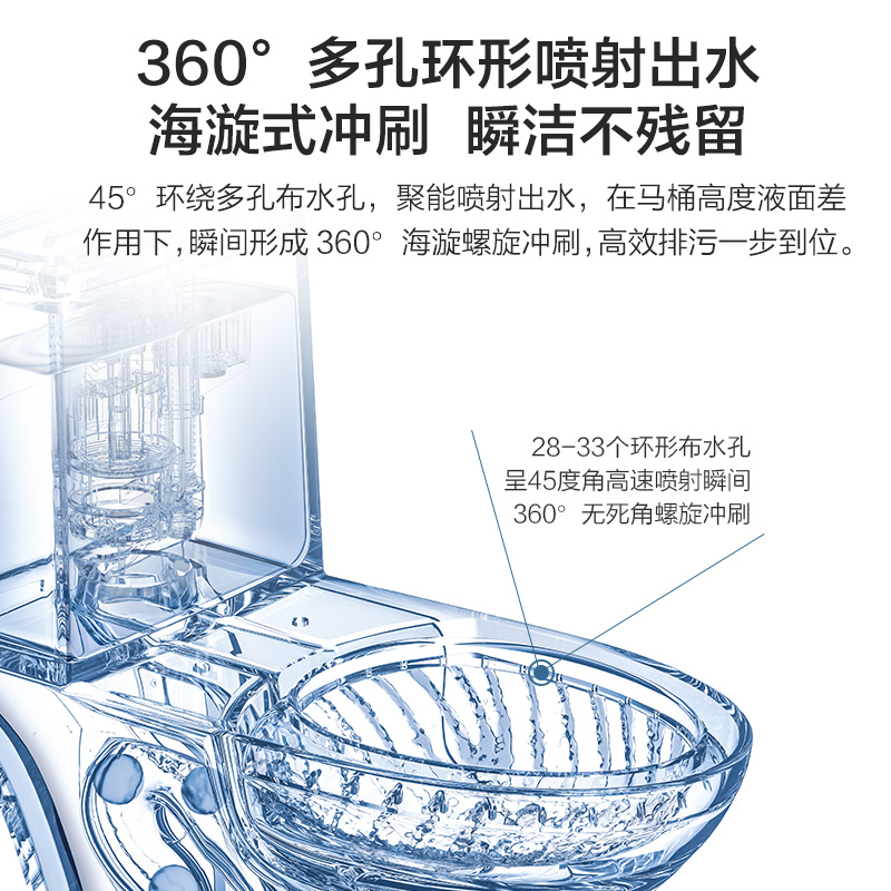 九牧卫浴官方抗菌釉马桶坐便器家用静音节水抽水虹吸式正品11388 - 图0