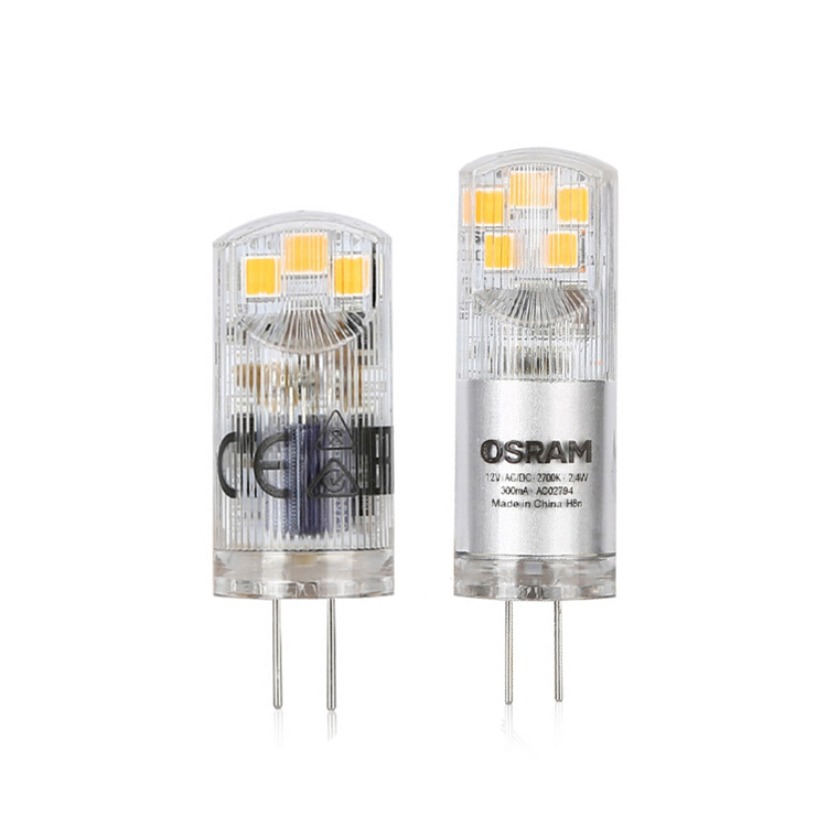 OSRAM欧司朗LED灯珠G4低压12V 1.8W2.6W水晶吊灯光源暖光插脚灯泡 - 图3