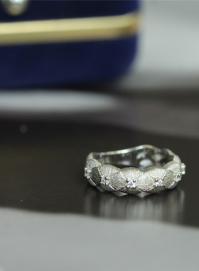 意大利工艺高端纯银戒指