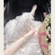 ເສື້ອຢືດ lace vintage ຝຣັ່ງ