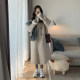 Hepburn style small women's woolen coat