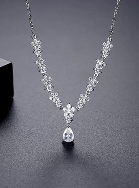 法式名媛Y字新娘项链轻奢小众