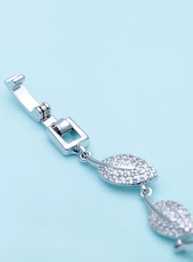 树叶造型锁骨链新娘婚纱礼服项链