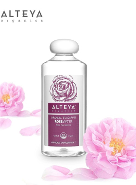 Alteya大马士革玫瑰纯露白玫瑰纯露120m软膜伴侣500ml瑷多保税仓