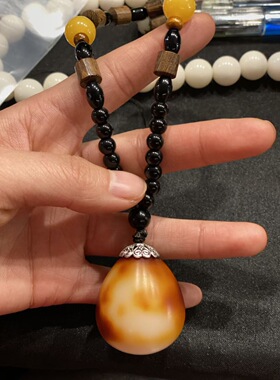 菩提绳子项链佛心挂饰