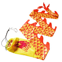 3 5 7 9 m scales Long Hulla ring hollow bamboo three-dimensional cylindrical dragon fitness square dance dragon color with long pole thrower